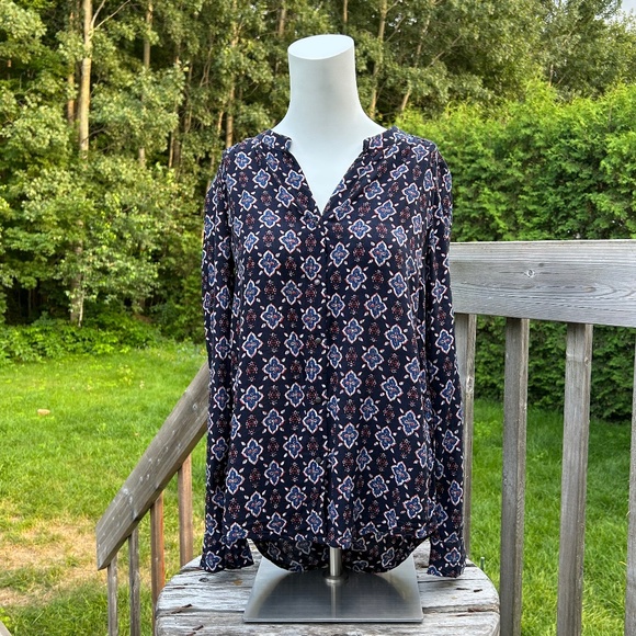 s. Oliver ⎮ Red and blue button down shirt - Picture 1 of 7